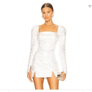 Sau Lee Jen Chinese Jacquard Mini Dress